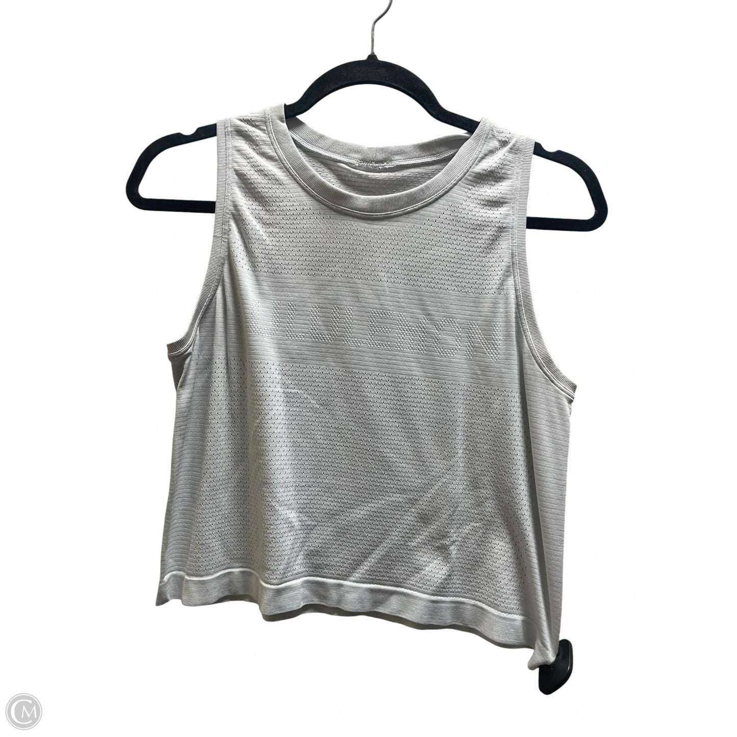 Athletic Tank Top By Lululemon In White, Size: S