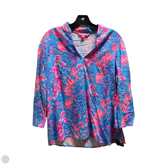 Top Long Sleeve Designer By Lilly Pulitzer In Multi-colored, Size: Xs