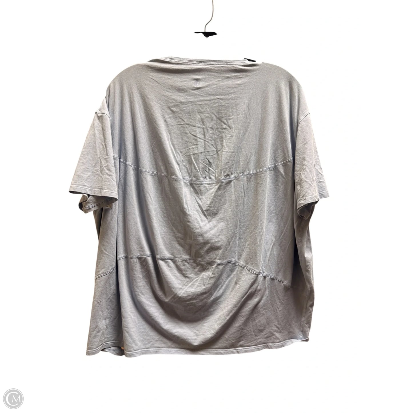 Top Short Sleeve By Lululemon In Blue, Size: Xl