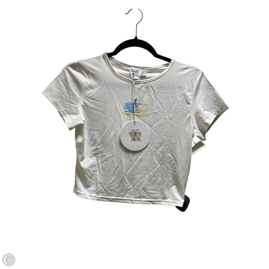 Top Short Sleeve By Princess Polly In White, Size: 6