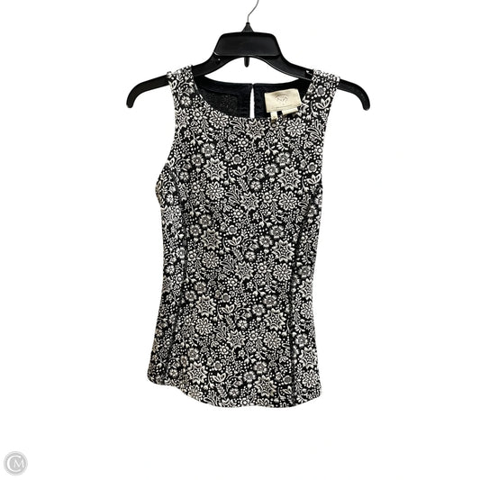 Top Sleeveless By Anthropologie In Black, Size: Xs