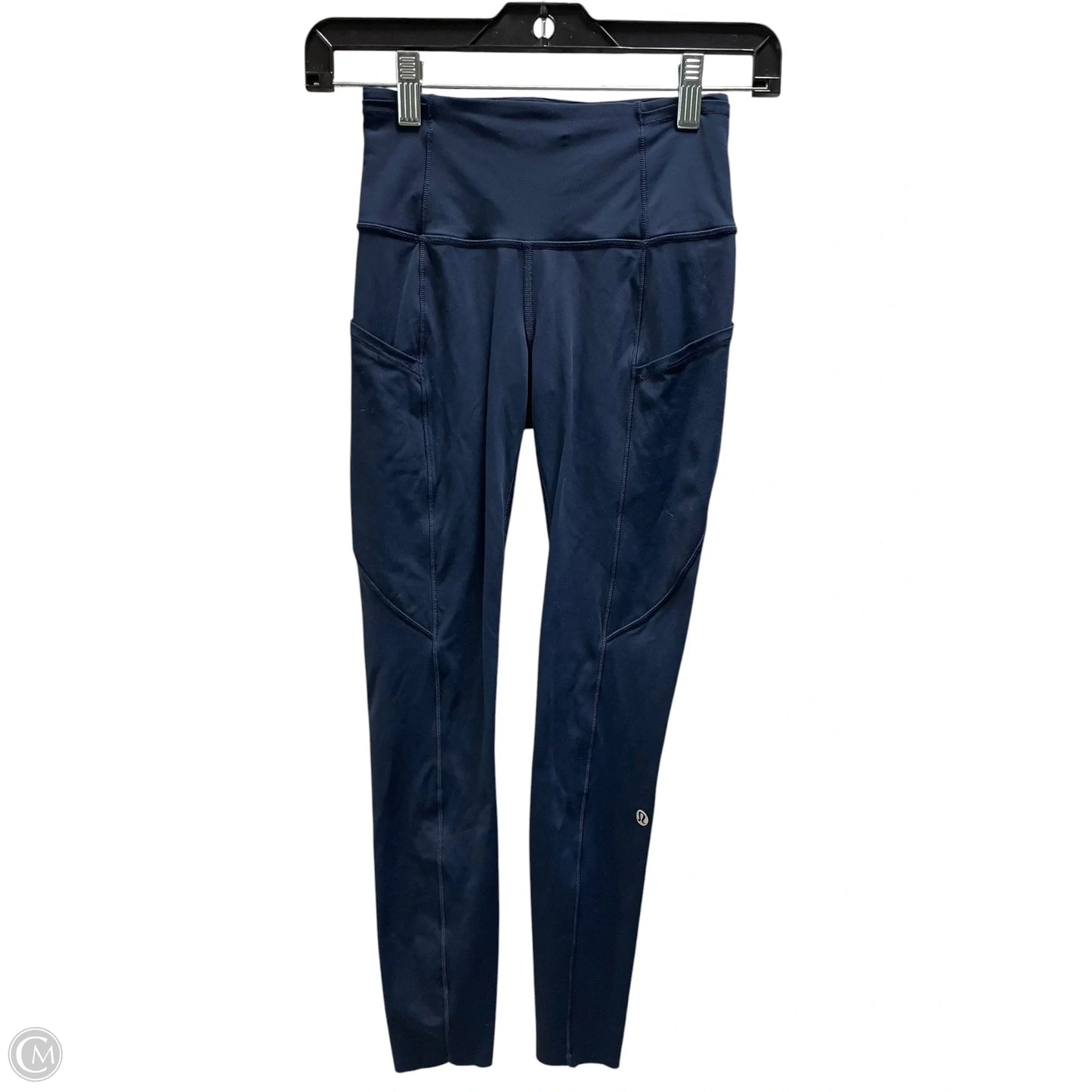 Athletic Leggings By Lululemon In Blue, Size: 2
