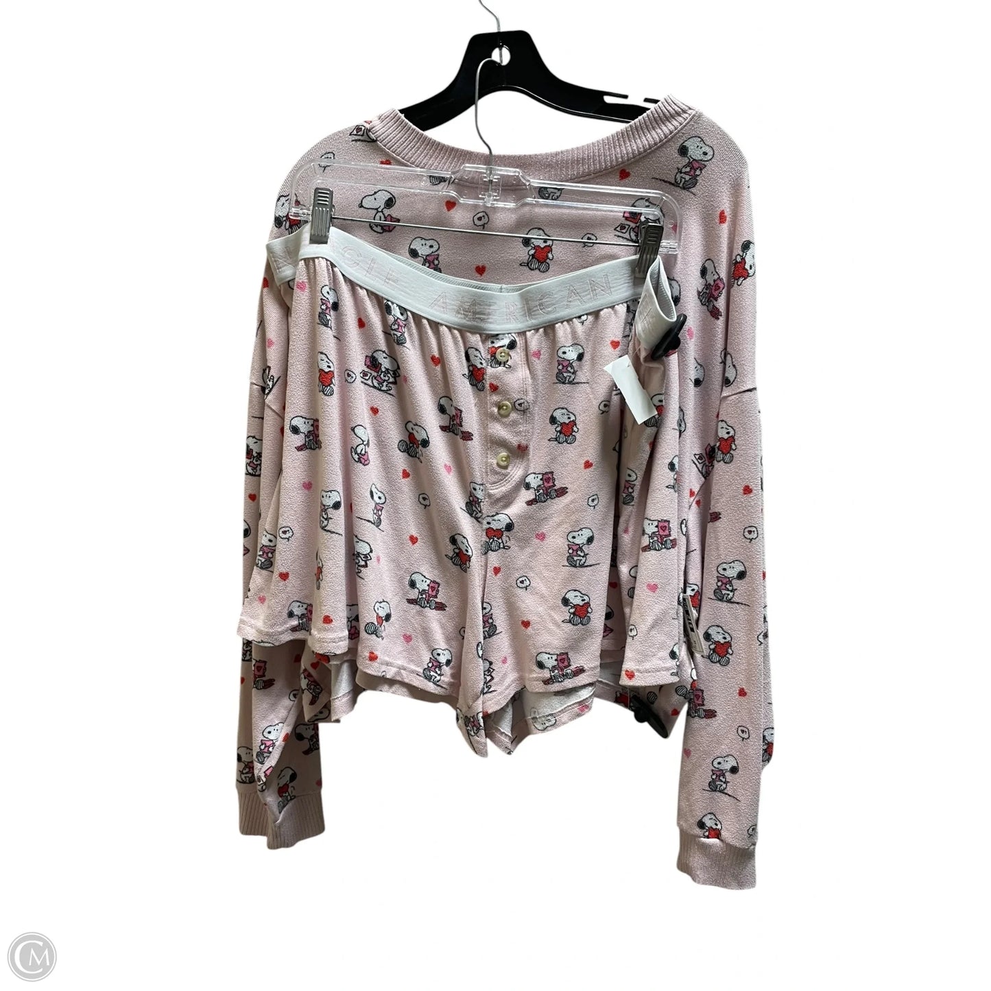 Shorts Set By American Eagle In Pink, Size: 2x