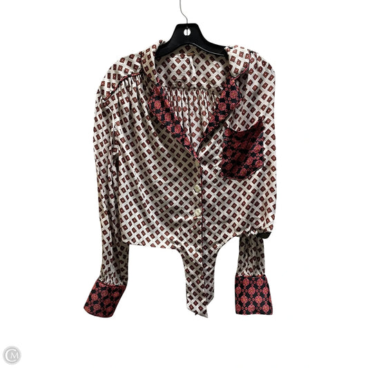 Top Long Sleeve By Free People In Multi-colored, Size: S