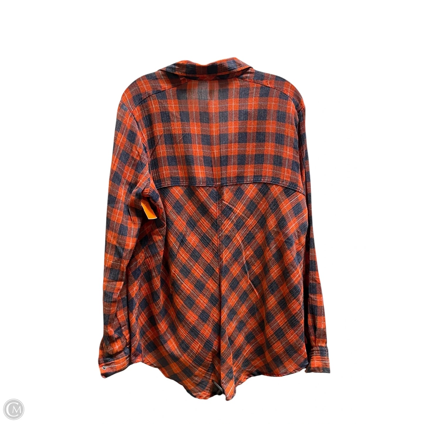 Top Long Sleeve By Free People In Orange, Size: M
