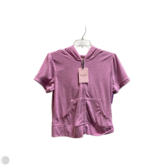 Top Short Sleeve By Juicy Couture In Purple, Size: M