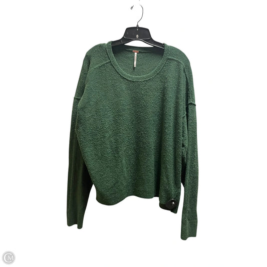 Sweatshirt Crewneck By Free People In Green, Size: M