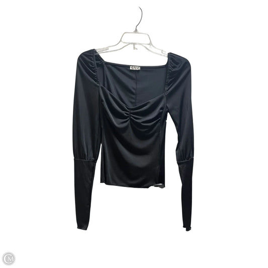 Top Long Sleeve By Free People In Black, Size: Xs