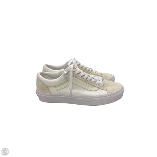 Shoes Sneakers By Vans In Cream, Size: 8