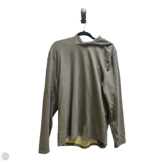 Sweatshirt Hoodie By Lululemon In Grey, Size: Xl