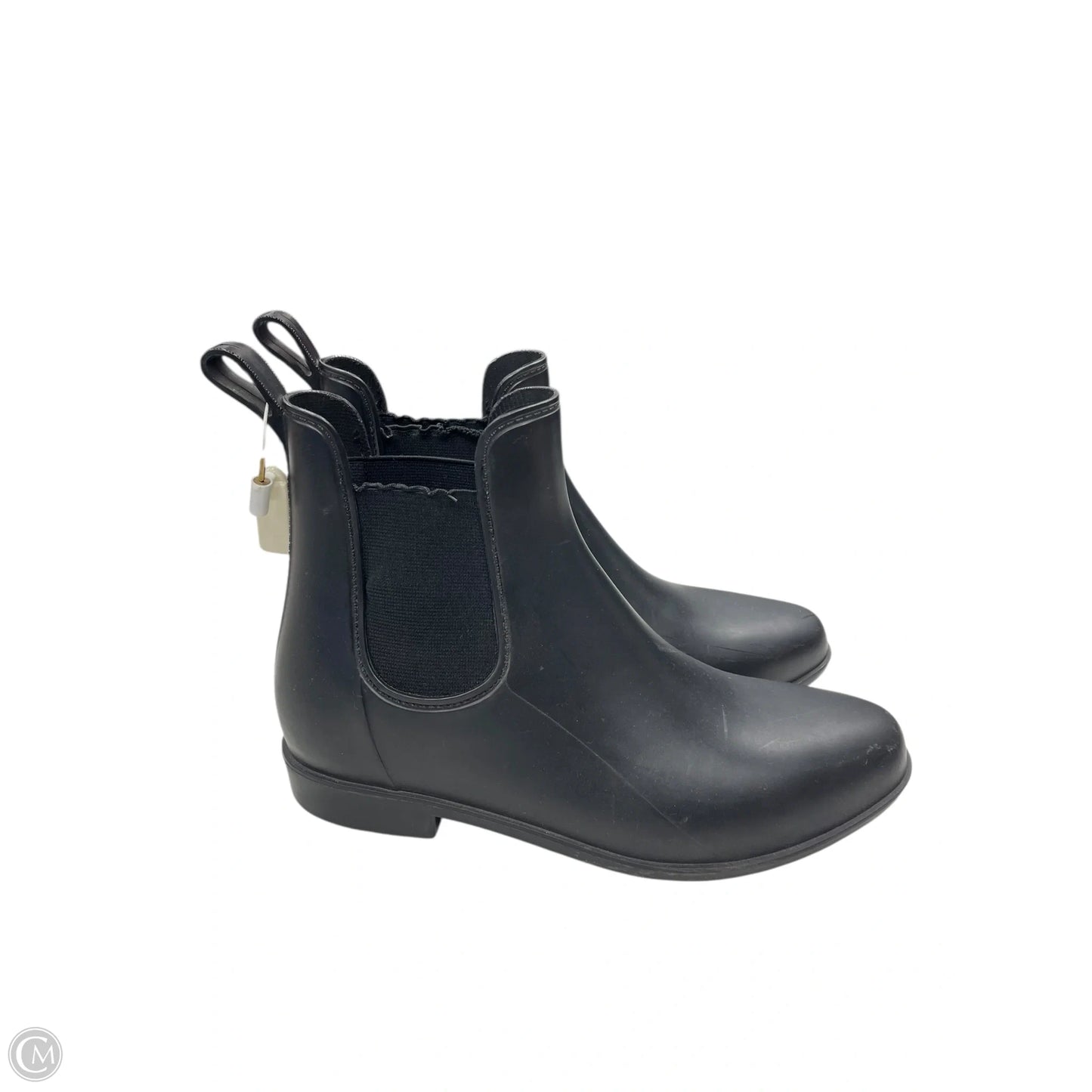 Boots Ankle Flats By Clothes Mentor In Black, Size: 10