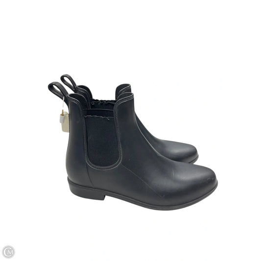 Boots Ankle Flats By Clothes Mentor In Black, Size: 10