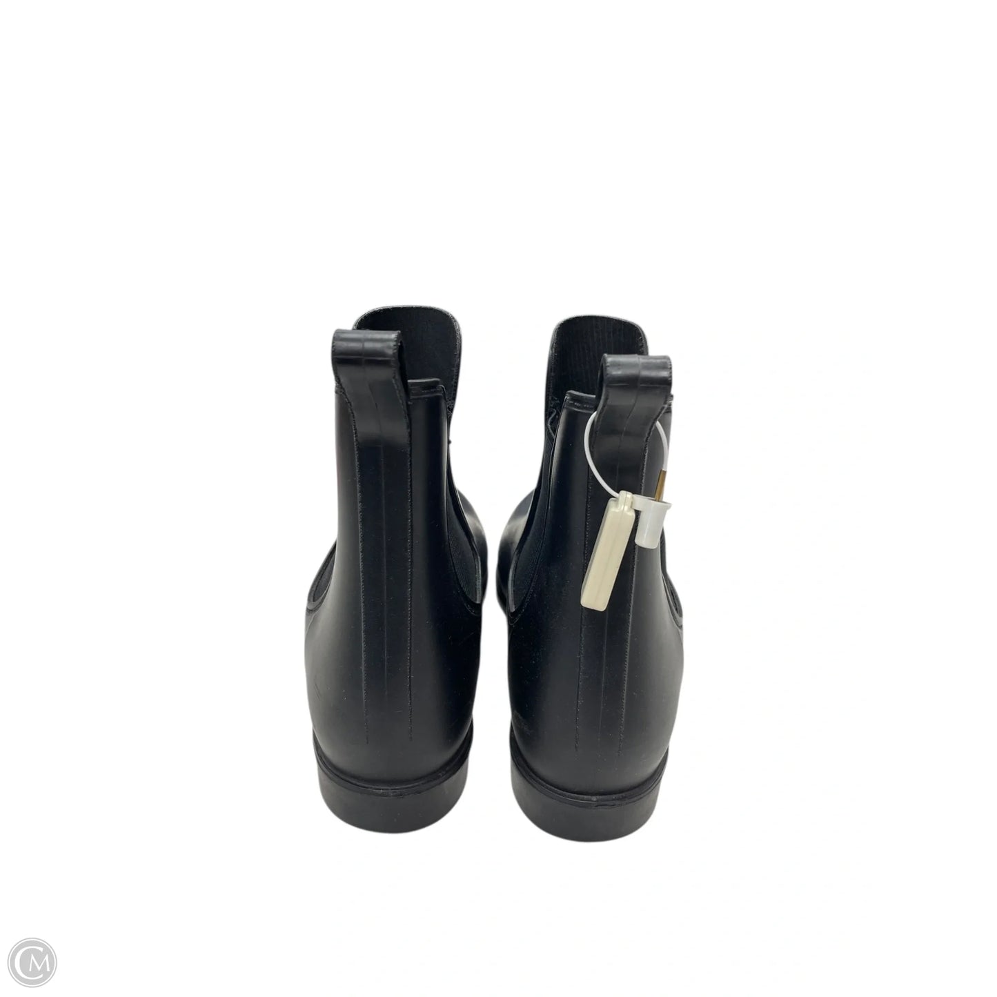 Boots Ankle Flats By Clothes Mentor In Black, Size: 10