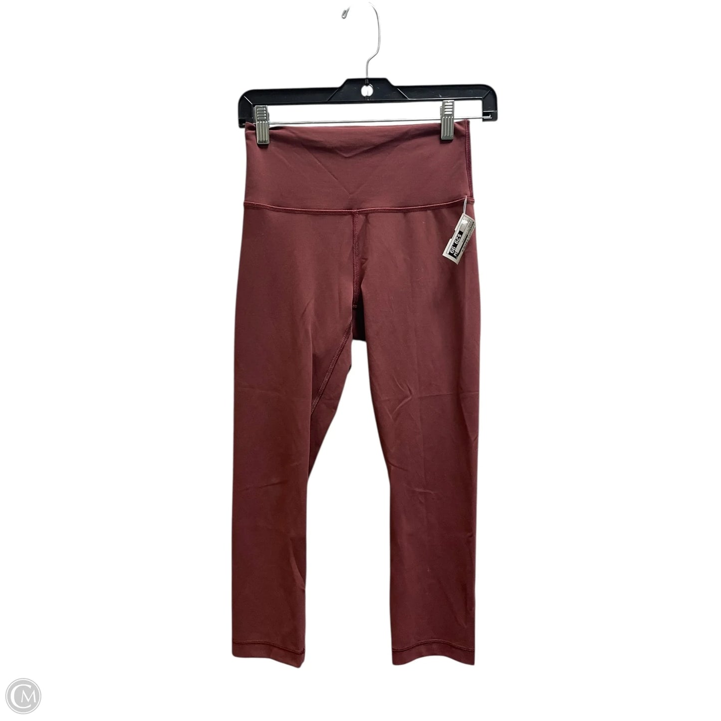 Athletic Leggings By Lululemon In Maroon, Size: 6