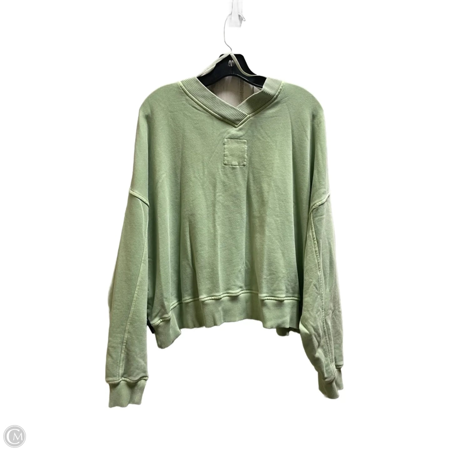 Sweatshirt Crewneck By Aerie In Green, Size: L