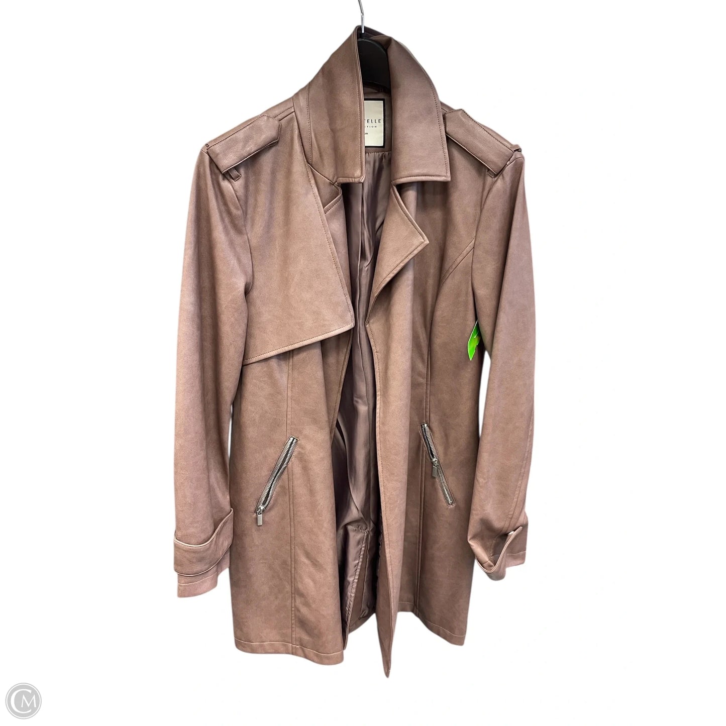 Coat Leather By Bagatelle In Brown, Size: M
