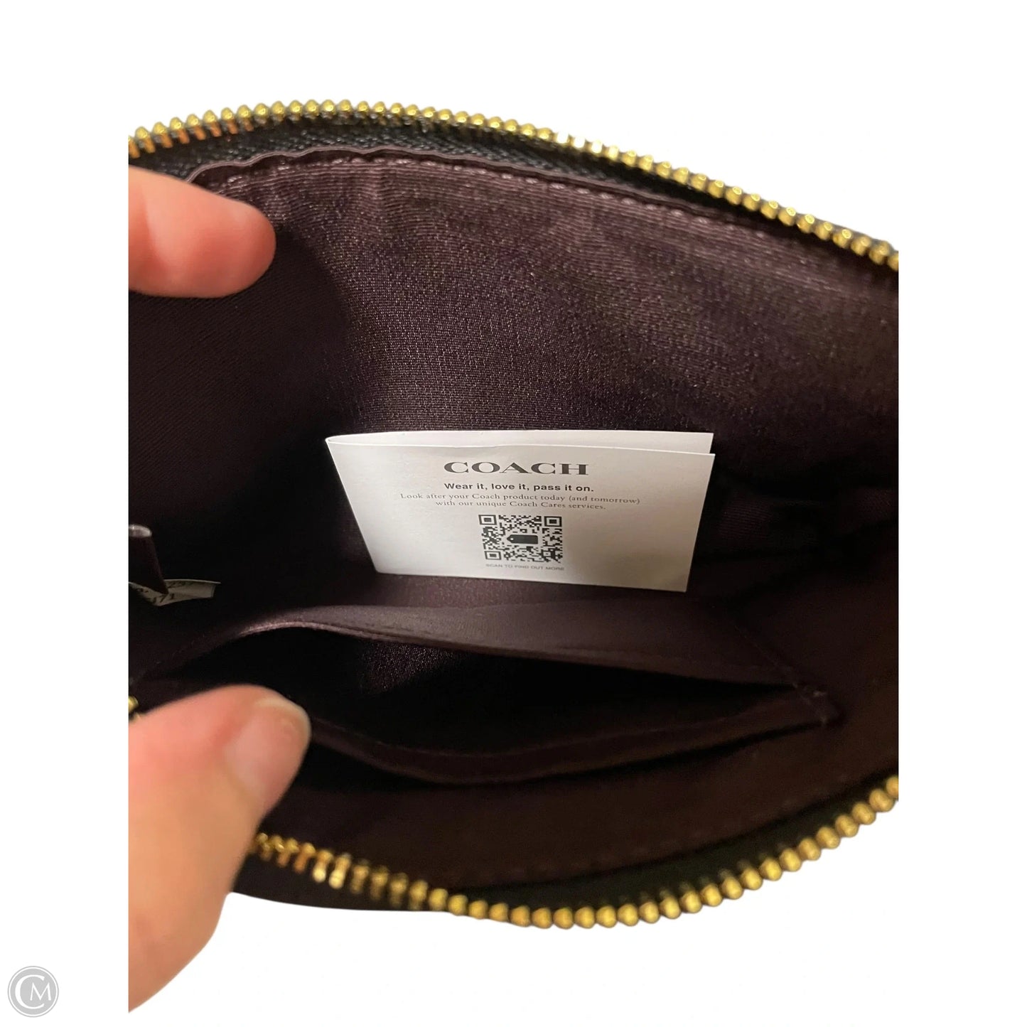 Wristlet Designer By Coach, Size: Small