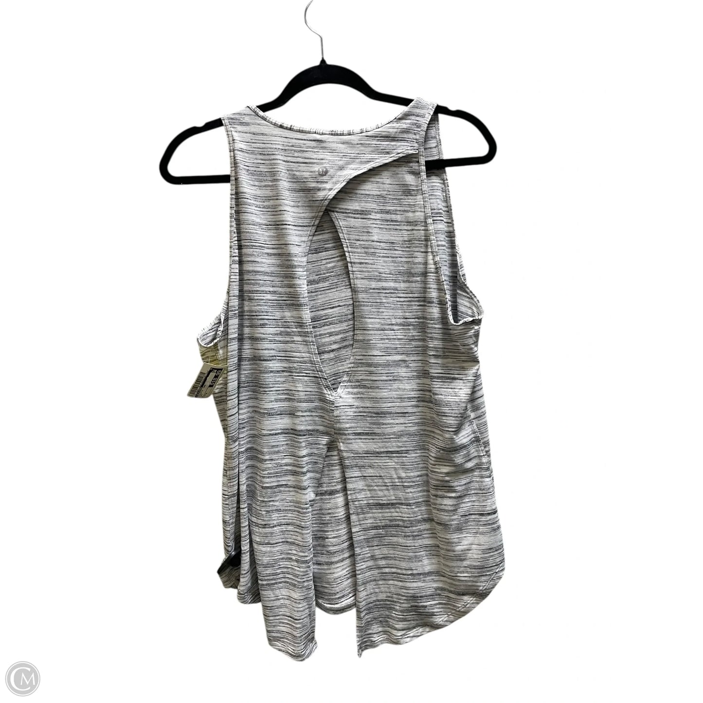 Athletic Tank Top By Lululemon In Grey, Size: 8
