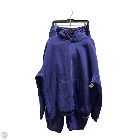 Pants Set 2pc By Clothes Mentor In Purple, Size: 3x