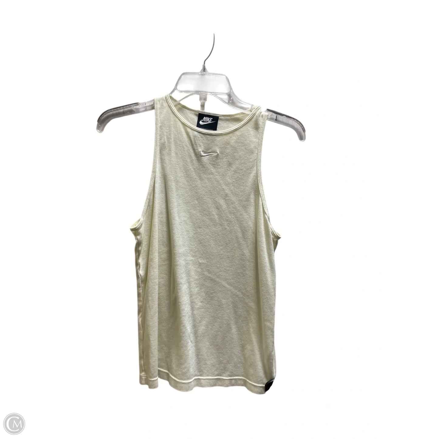 Athletic Tank Top By Nike Apparel In Yellow, Size: L