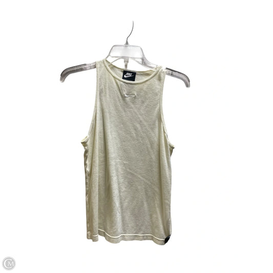 Athletic Tank Top By Nike Apparel In Yellow, Size: L