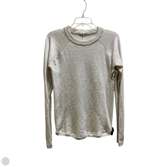 Athletic Sweatshirt Crewneck By Lululemon In Tan, Size: 6