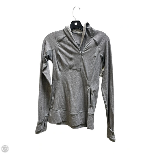 Athletic Sweatshirt Collar By Lululemon In Grey, Size: 6