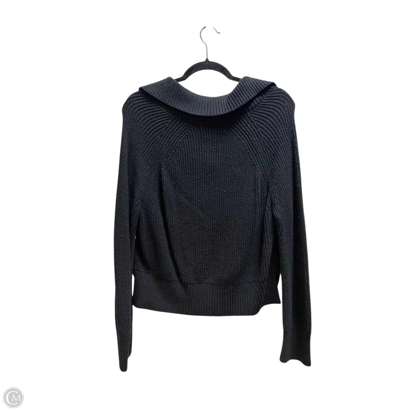 Sweatshirt Collar By Abercrombie And Fitch In Black, Size: S