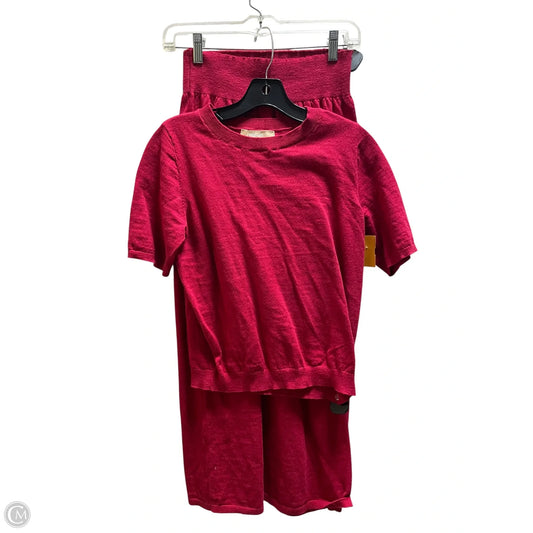 Skirt Set 2pc By Clothes Mentor In Red, Size: S