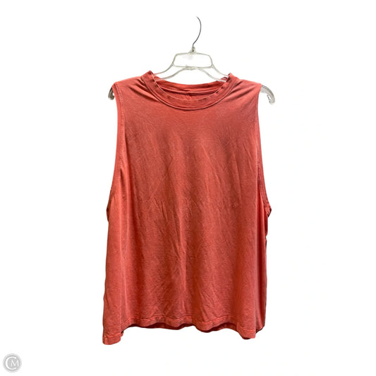 Athletic Tank Top By Lululemon In Pink, Size: 8