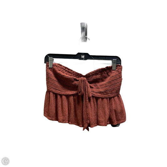 Top Sleeveless Basic By American Eagle In Orange, Size: S