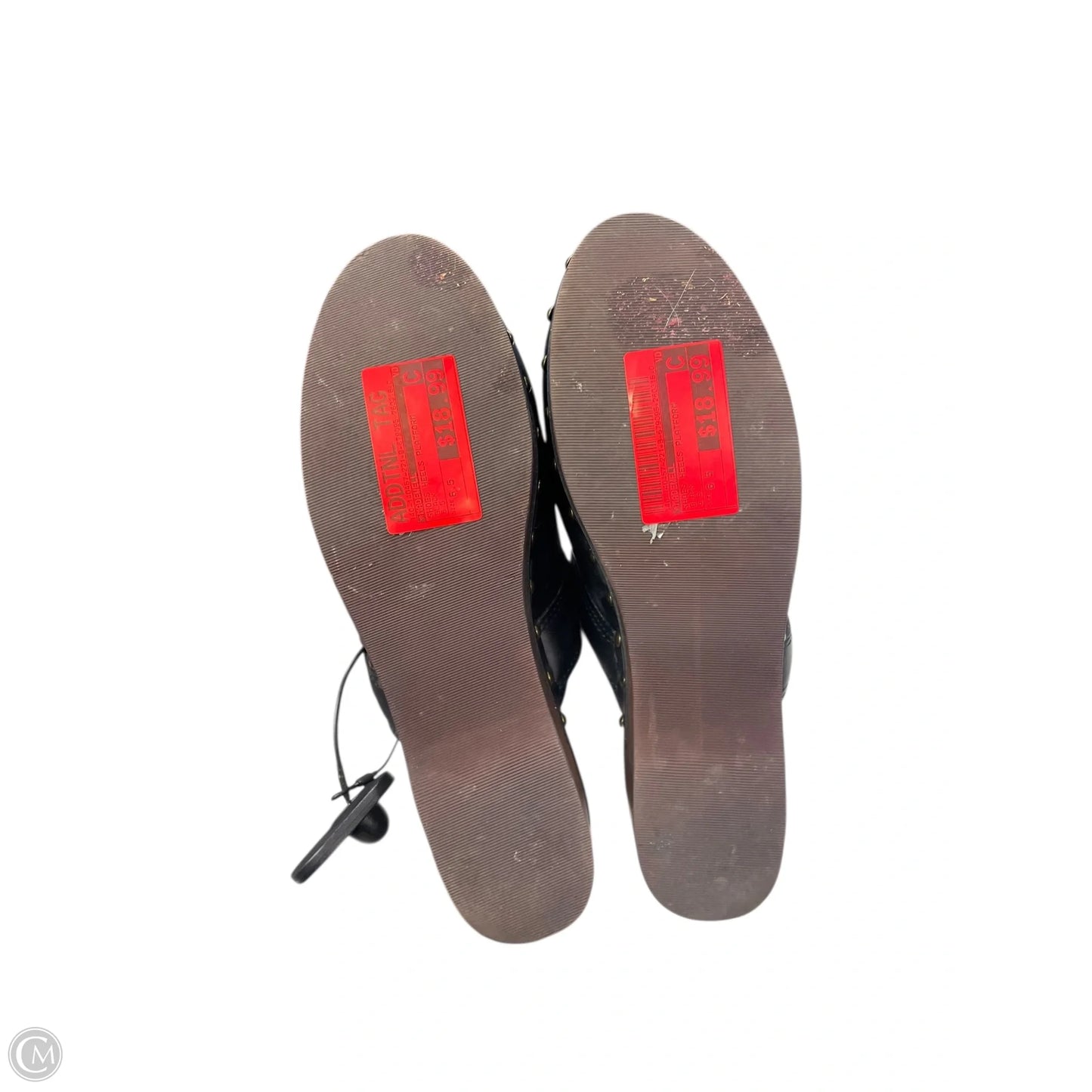 Shoes Heels Platform By Madewell In Black, Size: 6.5