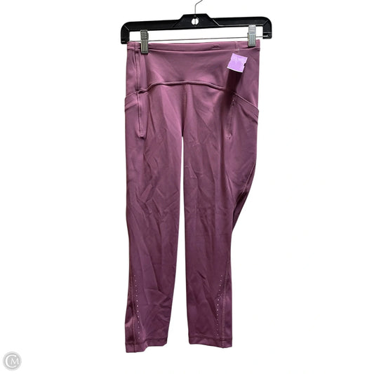 Athletic Leggings By Lululemon In Purple, Size: 4