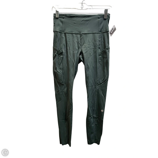 Athletic Leggings By Lululemon In Green, Size: 6