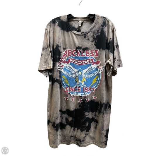 Top Short Sleeve By Asos In Grey, Size: 6