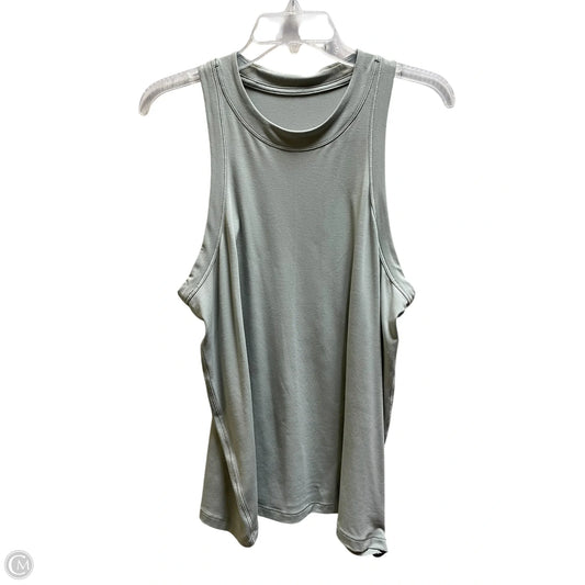 Athletic Tank Top By Lululemon In Green, Size: Xl