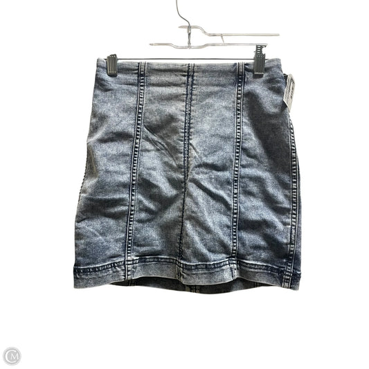Skirt Mini & Short By Free People In Blue Denim, Size: 0