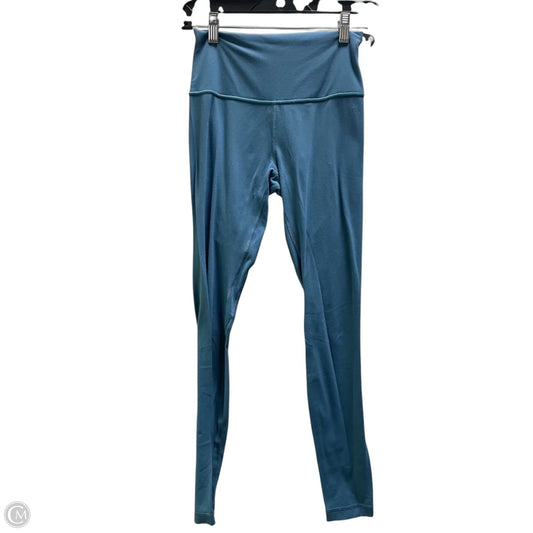 Athletic Leggings By Lululemon In Blue, Size: 6