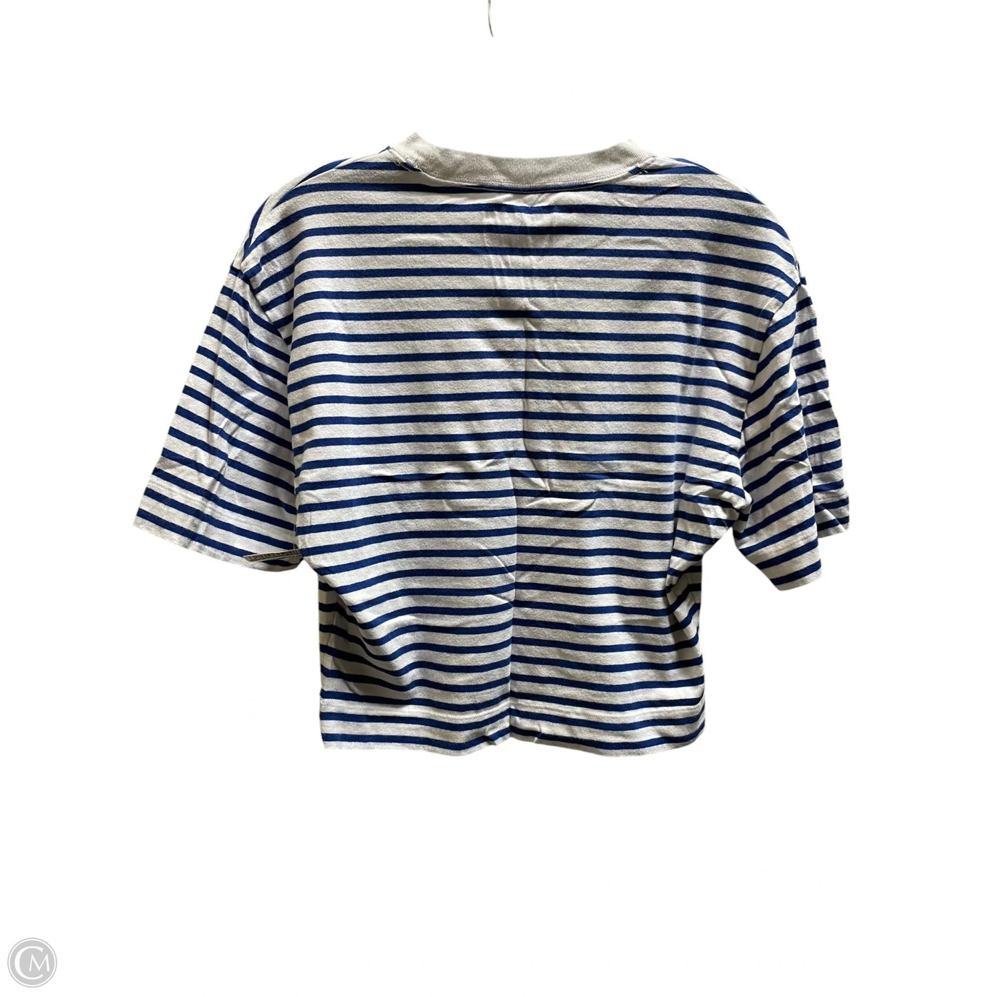Top Short Sleeve By Abercrombie And Fitch In Blue, Size: S