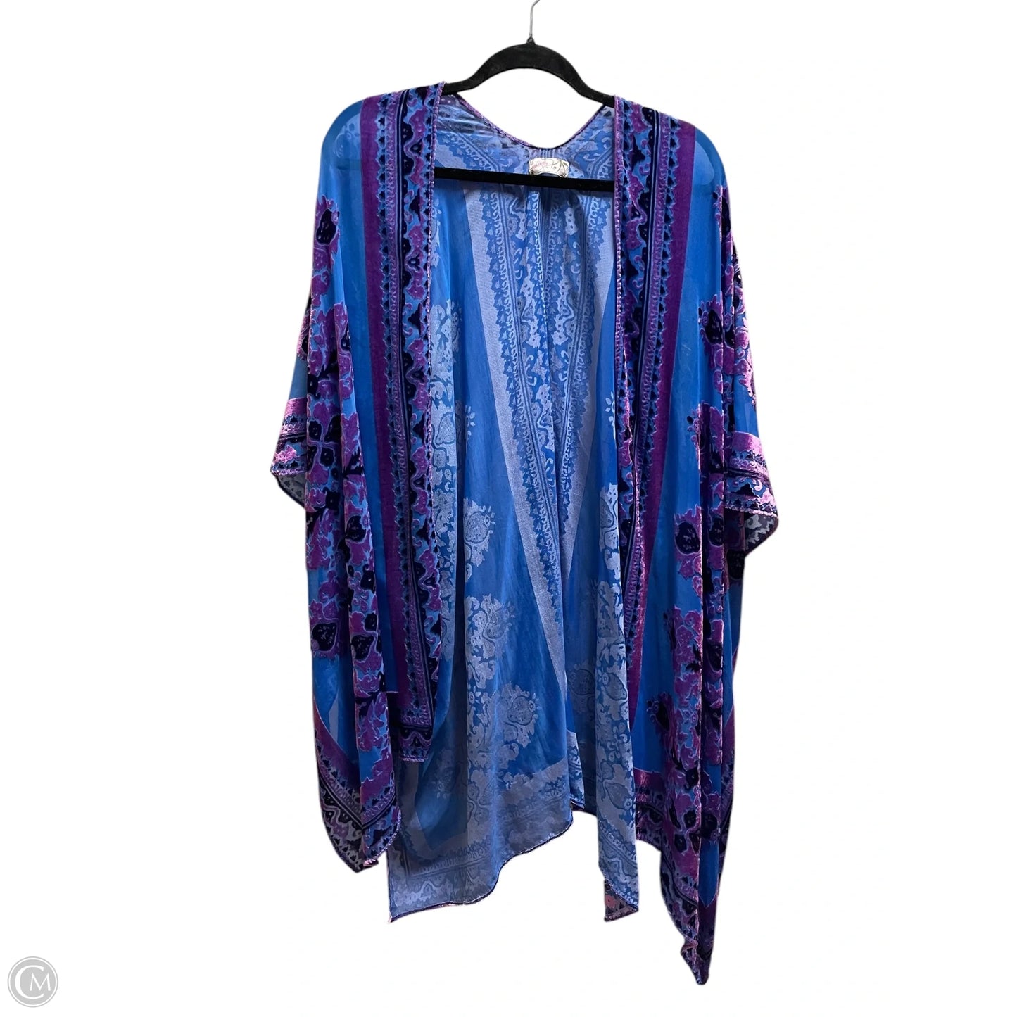 Shawl By Free People In Blue, Size: Osfm