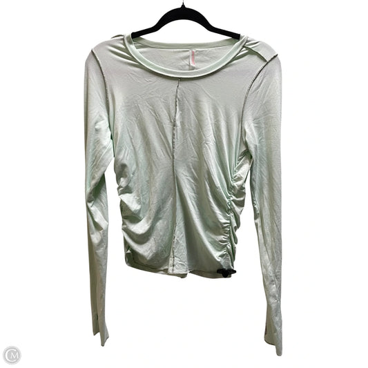 Top Long Sleeve By Free People In Green, Size: M