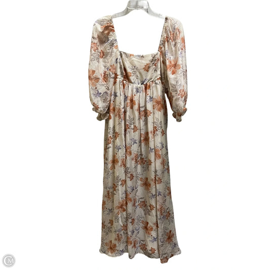 Dress Casual Maxi By Storia In Tan, Size: S