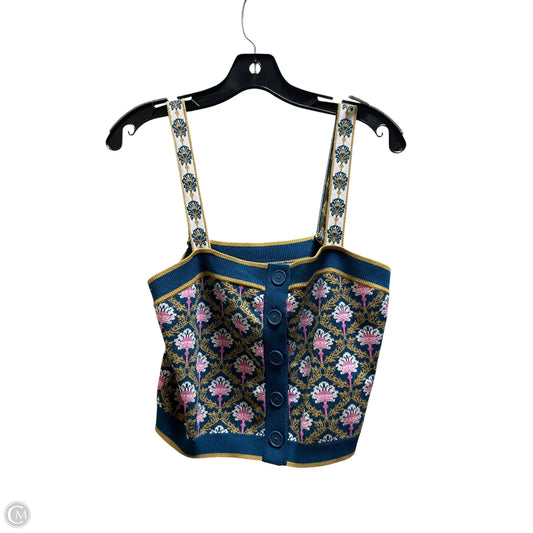 Top Sleeveless By Maeve In Multi-colored, Size: M
