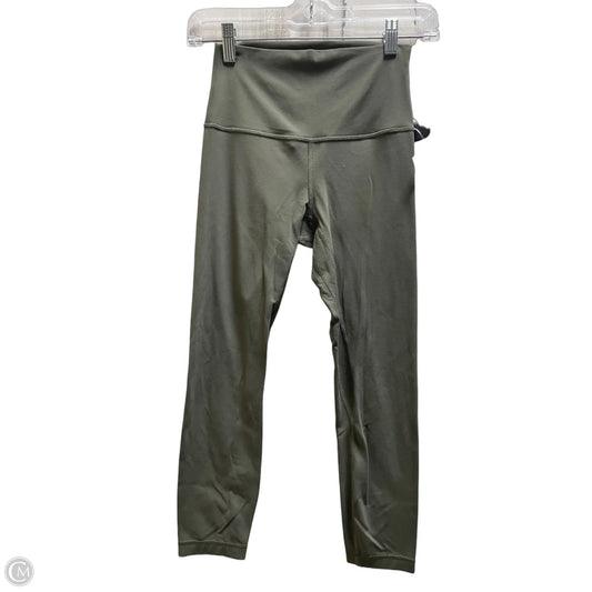 Athletic Leggings By Lululemon In Green, Size: 4