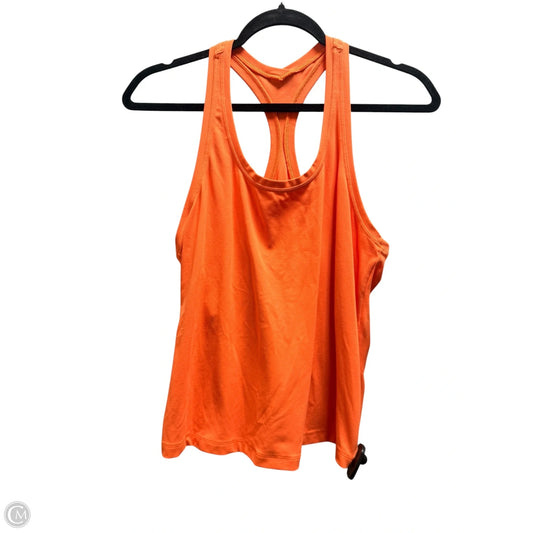 Athletic Tank Top By Lululemon In Orange, Size: 4