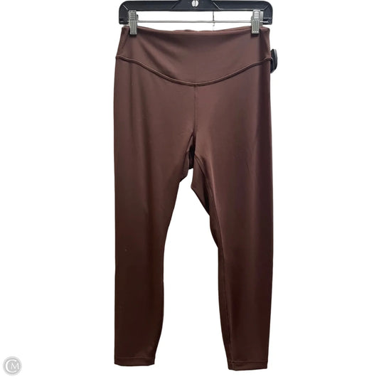 Athletic Leggings By Lululemon In Brown, Size: 10