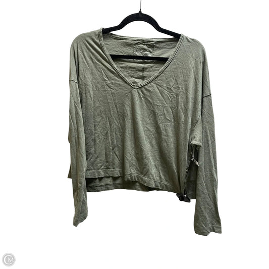Top Long Sleeve By Aerie In Green, Size: Xs