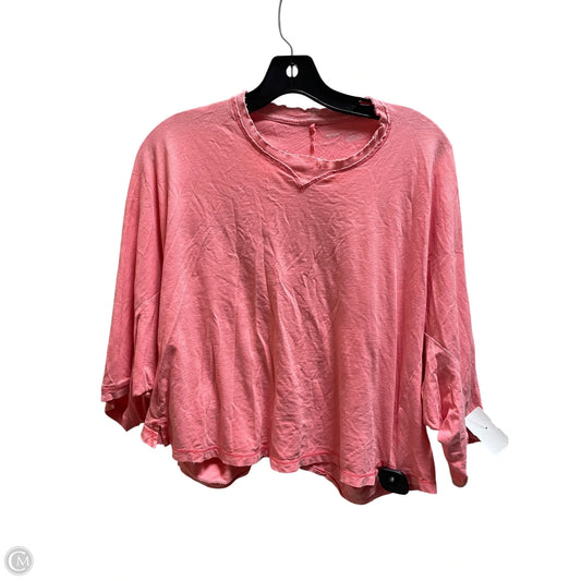 Top Short Sleeve By Aerie In Pink, Size: Xs