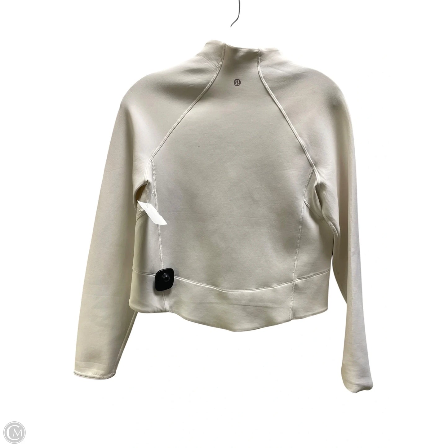 Athletic Jacket By Lululemon In White, Size: 6