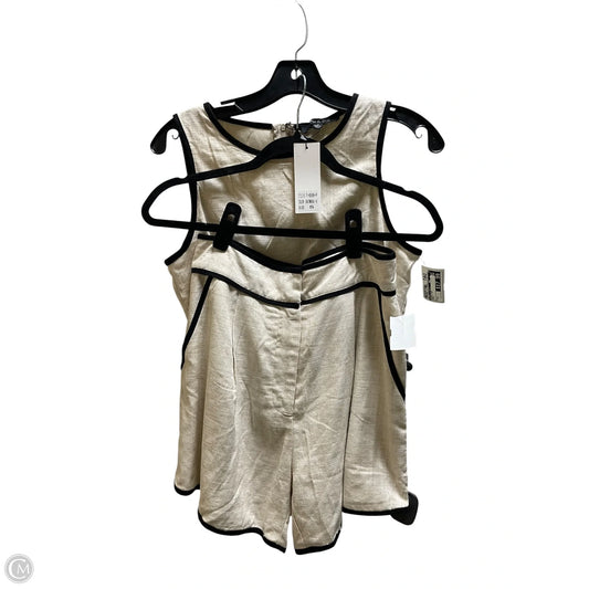 Shorts Set By Strut & Bolt In Cream, Size: S